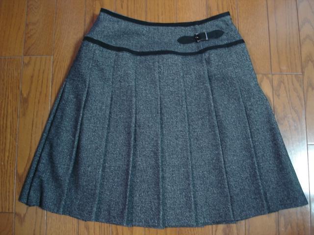 ★anysis エニィシィス ボックスプリーツウール混スカート★超激安! < ブランド  ★anysis エニィシィス ボックスプリーツウール混スカート★超激安!  < ブランドの