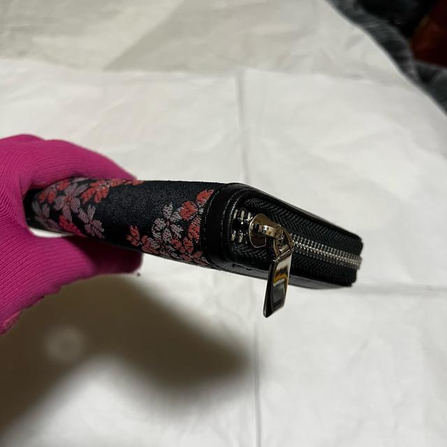 【ノーブランド扱い】【KYOTO】 刺繍 桜 / ラウンドファスナー / 長財布 < 女性ファッション 【ノーブランド扱い】【KYOTO】 刺繍 桜 / ラウンドファスナー / 長財布 < 女性ファッションの