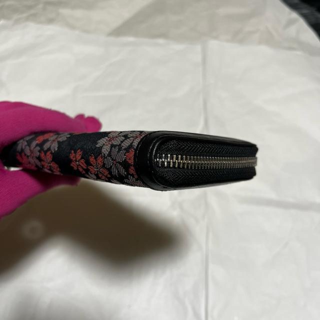 【ノーブランド扱い】【KYOTO】 刺繍 桜 / ラウンドファスナー / 長財布 < 女性ファッション 【ノーブランド扱い】【KYOTO】 刺繍 桜 / ラウンドファスナー / 長財布 < 女性ファッションの