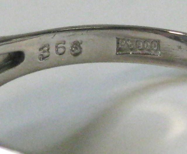 ɔiPt900v`iO ubNIp[3.68ct_C1.468ct  ANZT[/v 