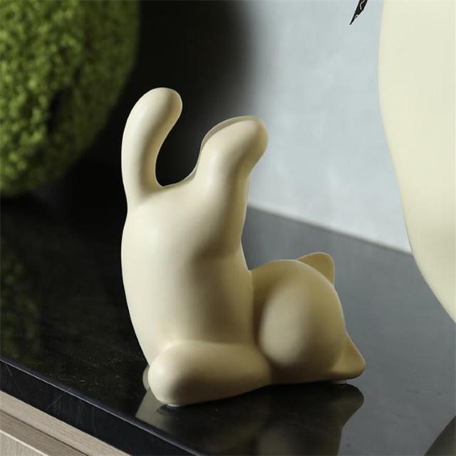 北欧風 猫形態 置物 セラミック インテリア 猫オブジェ 愛らしいデザイン < インテリア/ライフ 北欧風 猫形態 置物 セラミック インテリア 猫オブジェ 愛らしいデザイン < インテリア/ライフの