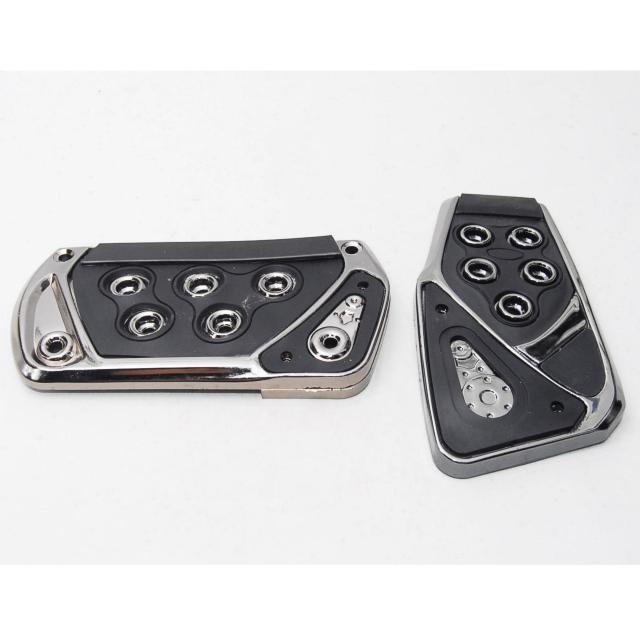 フォーミュラスペック ノンスリップ スポーツ ペダルカバー ブラック AT用 汎用 ペダルパッド オートマ 軽量 ドレスアップ 黒 < 自動車/バイク フォーミュラスペック ノンスリップ スポーツ ペダルカバー ブラック AT用 汎用 ペダルパッド オートマ 軽量 ドレスアップ 黒 < 自動車/バイク