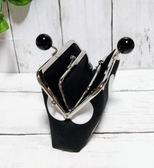 ドット 水玉 あめ玉 角型がま口 親子がま口 お財布ポーチ < 女性ファッション ドット 水玉 あめ玉 角型がま口 親子がま口 お財布ポーチ < 女性ファッションの