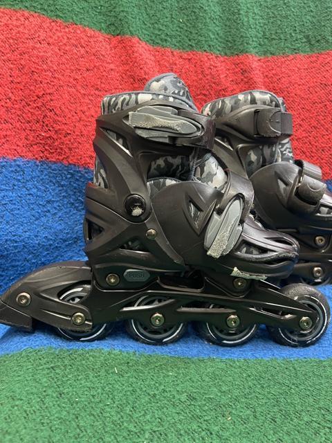 キッズ用 インラインスケート Sサイズ(18.5〜20cm)ブラック×ピンク < 男性ファッション キッズ用 インラインスケート Sサイズ(18.5〜20cm)ブラック×ピンク < 男性ファッションの