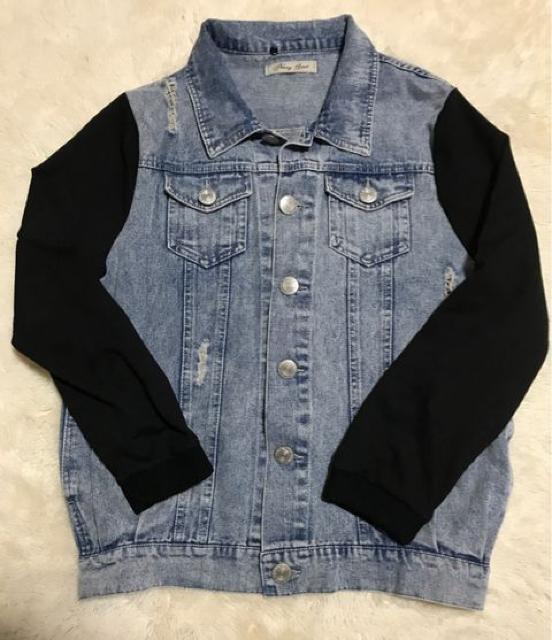 ダメージ加工 Gジャン  Mサイズ < 女性ファッション  ダメージ加工 Gジャン  Mサイズ  < 女性ファッションの