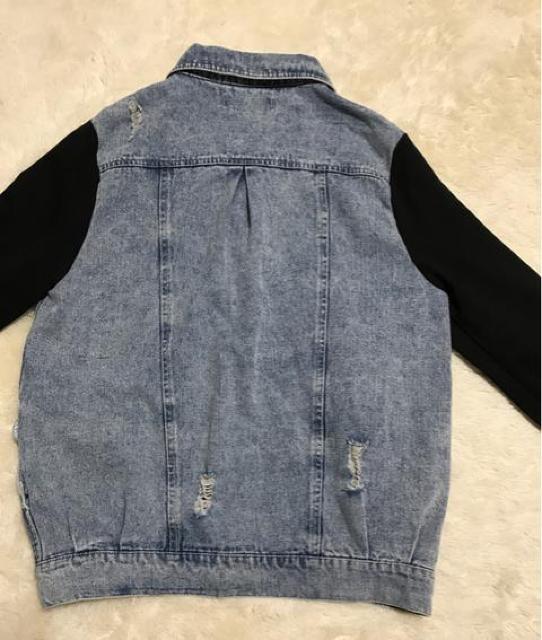 ダメージ加工 Gジャン  Mサイズ < 女性ファッション  ダメージ加工 Gジャン  Mサイズ < 女性ファッションの