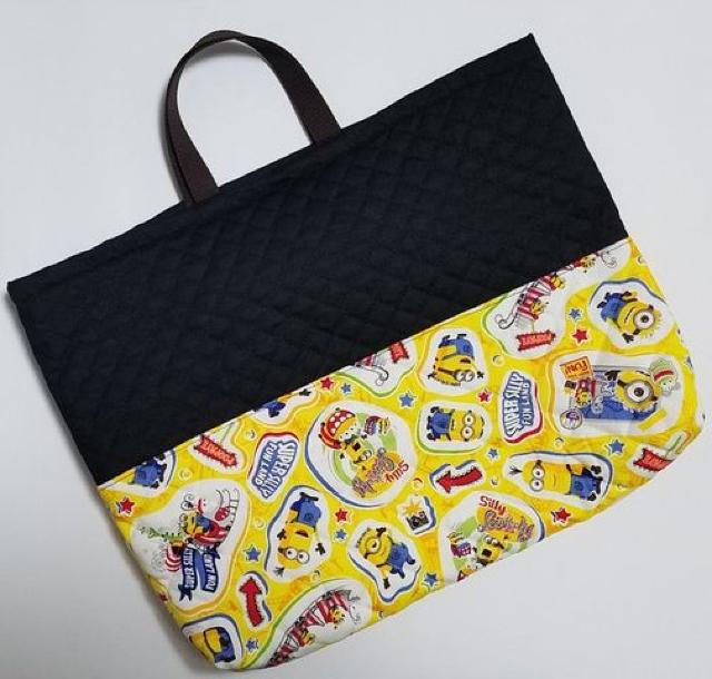 15B ミニオンズ 【限定】★ レッスンバッグ 大 (*^O^*) ハンドメイド < キッズ/ベビー  15B ミニオンズ 【限定】★ レッスンバッグ 大 (*^O^*) ハンドメイド < キッズ/ベビーの