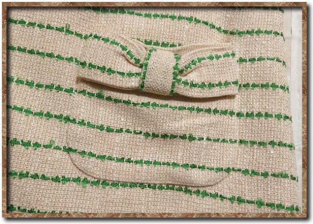 アナトリエ ボーダーワンピース ベージュ×緑 < ブランド アナトリエ ボーダーワンピース ベージュ×緑 < ブランドの