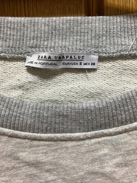 超美品☆ZARA Trafaluc☆ ザラ トラファルック☆スウェット長袖 < ブランド  超美品☆ZARA Trafaluc☆ ザラ トラファルック☆スウェット長袖 < ブランドの