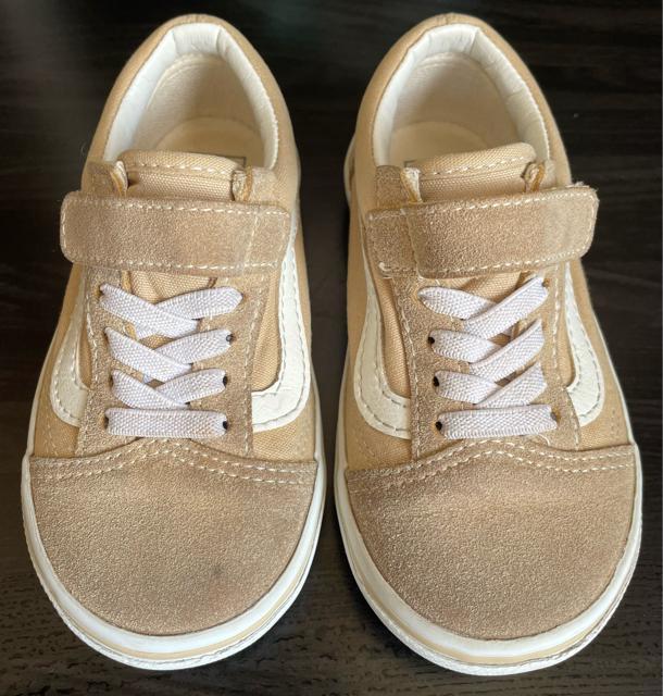 【VANS】 OLD SKOOL (14-18) ヴァンズ オールドスクール V36CJ BEIGE キッズ 親子コーデ 公園遊び < キッズ/ベビー 【VANS】 OLD SKOOL (14-18) ヴァンズ オールドスクール V36CJ BEIGE キッズ 親子コーデ 公園遊び < キッズ/ベビーの