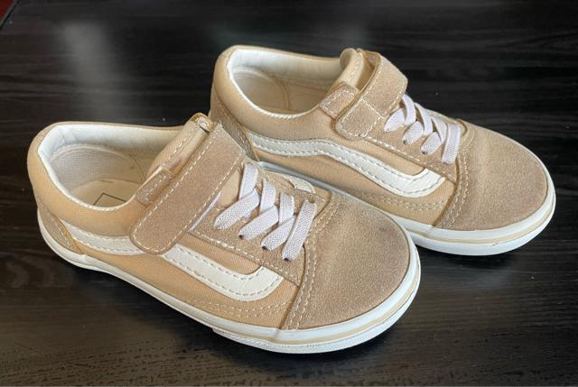 【VANS】 OLD SKOOL (14-18) ヴァンズ オールドスクール V36CJ BEIGE キッズ 親子コーデ 公園遊び < キッズ/ベビー 【VANS】 OLD SKOOL (14-18) ヴァンズ オールドスクール V36CJ BEIGE キッズ 親子コーデ 公園遊び < キッズ/ベビーの