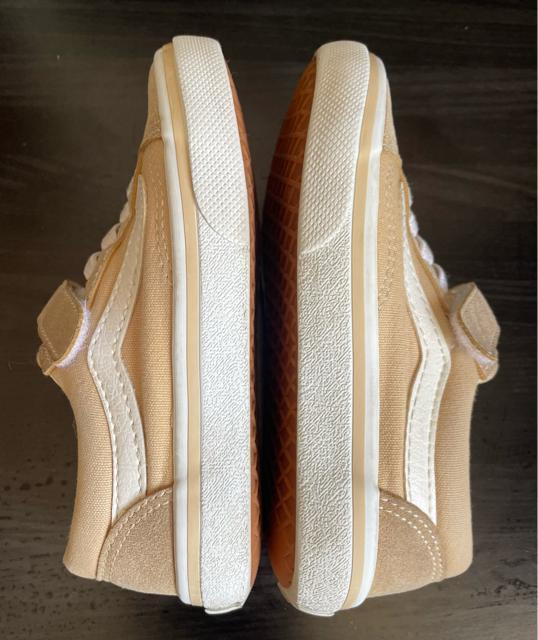【VANS】 OLD SKOOL (14-18) ヴァンズ オールドスクール V36CJ BEIGE キッズ 親子コーデ 公園遊び < キッズ/ベビー 【VANS】 OLD SKOOL (14-18) ヴァンズ オールドスクール V36CJ BEIGE キッズ 親子コーデ 公園遊び < キッズ/ベビーの