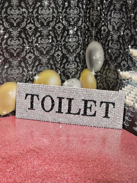 (20) TOILET  トイレプレート  粘着テープ付 ラインストーンデコ キラキラ アクリル < インテリア/ライフ  (20) TOILET  トイレプレート  粘着テープ付 ラインストーンデコ キラキラ アクリル  < インテリア/ライフの
