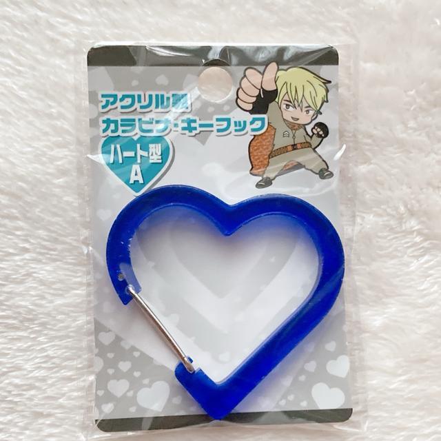 アクリル製 ハート型 カラビナ キーフック 青 ブルー オタ活 アクセサリー N2m < 女性ファッション  アクリル製 ハート型 カラビナ キーフック 青 ブルー オタ活 アクセサリー N2m  < 女性ファッションの