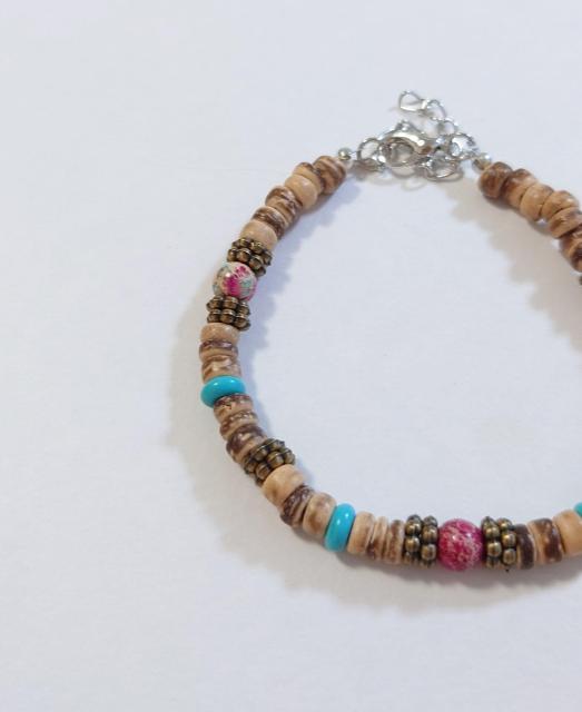 ウッドブレスレット★新品  メンズブレスレット  ボヘミアン  夏アクセサリー  レディースブレスレット  ココナッツビーズ < 女性アクセサリー/時計  ウッドブレスレット★新品  メンズブレスレット  ボヘミアン  夏アクセサリー  レディースブレスレット  ココナッツビーズ < 女性アクセサリー/時計の