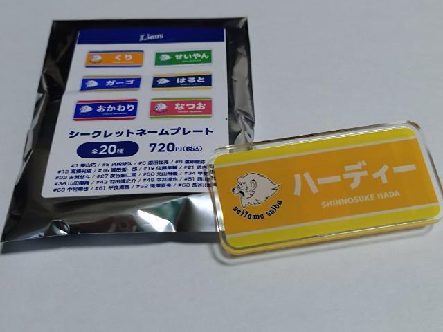 埼玉西武ライオンズ2025 43 羽田慎之介投手 シークレットネームプレート・目印チャーム < レジャー/スポーツ  埼玉西武ライオンズ2025 43 羽田慎之介投手 シークレットネームプレート・目印チャーム < レジャー/スポーツの