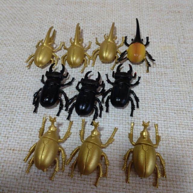 クワガタ&カブトムシ ミニフィギュア10個セット < ホビー クワガタ&カブトムシ ミニフィギュア10個セット < ホビーの