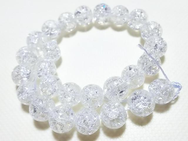 天然石★クラック水晶 ラウンド8mm 半連 < 女性アクセサリー/時計 天然石★クラック水晶 ラウンド8mm 半連 < 女性アクセサリー/時計の