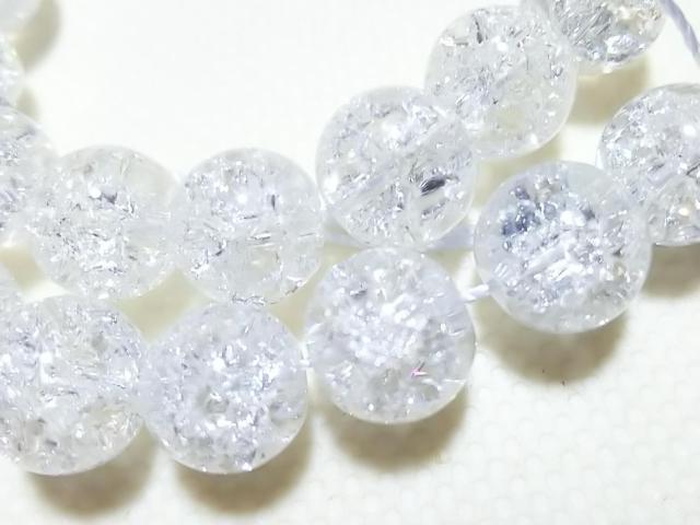 天然石★クラック水晶 ラウンド8mm 半連 < 女性アクセサリー/時計 天然石★クラック水晶 ラウンド8mm 半連 < 女性アクセサリー/時計の