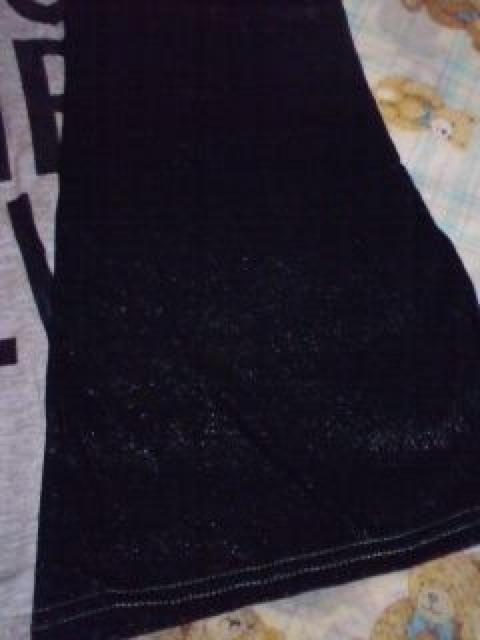 半袖ロング丈Tシャツ キラキラ ブラック×グレー オシャレ 新品激安 < 女性ファッション  半袖ロング丈Tシャツ キラキラ ブラック×グレー オシャレ 新品激安 < 女性ファッションの