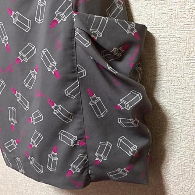 【新品/VIVA YOU】サイドドレープポッケ☆口紅柄ミニスカ < ブランド  【新品/VIVA YOU】サイドドレープポッケ☆口紅柄ミニスカ < ブランドの