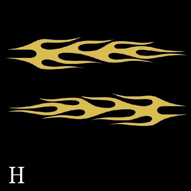 ファイヤーパターンステッカー H 50センチ 2枚組 < 自動車/バイク ファイヤーパターンステッカー H 50センチ 2枚組 < 自動車/バイク