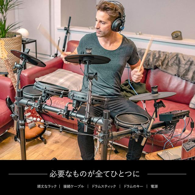 電子ドラム メッシュヘッド 7ピース 3シンバル 音源100以上 デモ30曲 < ホビー 電子ドラム メッシュヘッド 7ピース 3シンバル 音源100以上 デモ30曲 < ホビーの