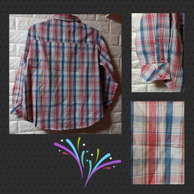 新品★キャミとして着れる3wayチェック柄シャツ/レッド < 女性ファッション  新品★キャミとして着れる3wayチェック柄シャツ/レッド < 女性ファッションの