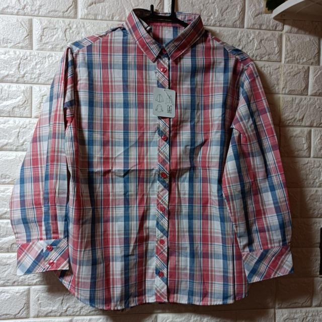 新品★キャミとして着れる3wayチェック柄シャツ/レッド < 女性ファッション  新品★キャミとして着れる3wayチェック柄シャツ/レッド < 女性ファッションの