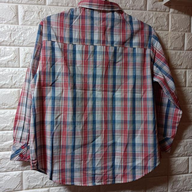 新品★キャミとして着れる3wayチェック柄シャツ/レッド < 女性ファッション  新品★キャミとして着れる3wayチェック柄シャツ/レッド < 女性ファッションの