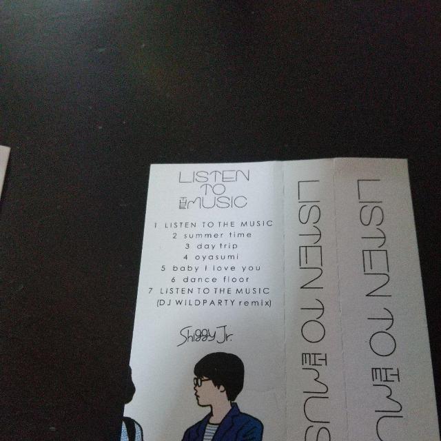 Shiggy Jr.『LISTEN TO THE MUSIC』邦楽 J-POPS < タレントグッズ  Shiggy Jr.『LISTEN TO THE MUSIC』邦楽 J-POPS < タレントグッズの