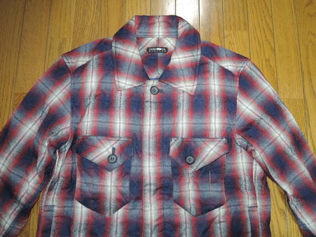 CASHCA ENGLAND カシュカ CPO チェックシャツ ジャケット M 赤 CPO CHECK QLT JACKET < 男性ファッション  CASHCA ENGLAND カシュカ CPO チェックシャツ ジャケット M 赤 CPO CHECK QLT JACKET < 男性ファッションの
