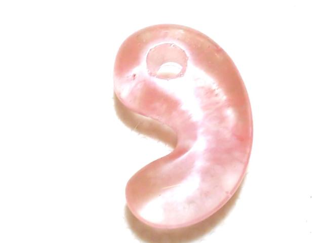 天然石★チェリークォーツ 勾玉 < 女性アクセサリー/時計 天然石★チェリークォーツ 勾玉 < 女性アクセサリー/時計の