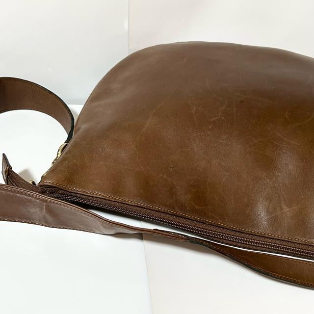 GUCCI レザー ワンショルダーバッグ 001 115 1206 ヴィンテージ ホーボー ブラウン < ブランド GUCCI レザー ワンショルダーバッグ 001 115 1206 ヴィンテージ ホーボー ブラウン < ブランドの