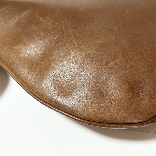 GUCCI レザー ワンショルダーバッグ 001 115 1206 ヴィンテージ ホーボー ブラウン < ブランド GUCCI レザー ワンショルダーバッグ 001 115 1206 ヴィンテージ ホーボー ブラウン < ブランドの