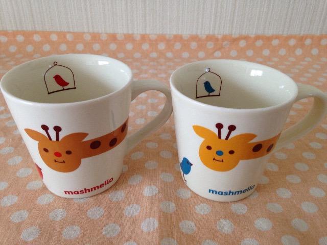 デコレ キリン柄 ペアマグ 小さめマグカップ < インテリア/ライフ  デコレ キリン柄 ペアマグ 小さめマグカップ  < インテリア/ライフの