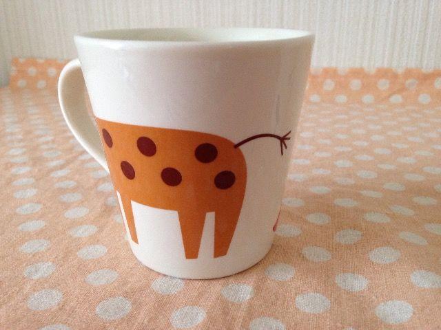 デコレ キリン柄 ペアマグ 小さめマグカップ < インテリア/ライフ  デコレ キリン柄 ペアマグ 小さめマグカップ < インテリア/ライフの