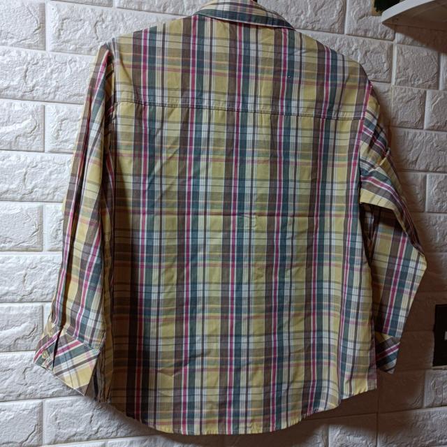 新品★キャミとして着れる3wayチェック柄シャツ/イエロー < 女性ファッション  新品★キャミとして着れる3wayチェック柄シャツ/イエロー < 女性ファッションの