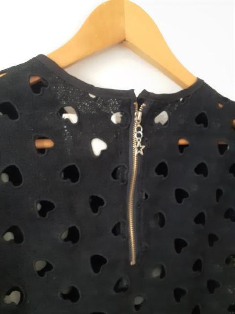 Only love daily◆ブラック 黒 ハートシースルー セットアップ カットソー&スカート◆M < 女性ファッション  Only love daily◆ブラック 黒 ハートシースルー セットアップ カットソー&スカート◆M < 女性ファッションの