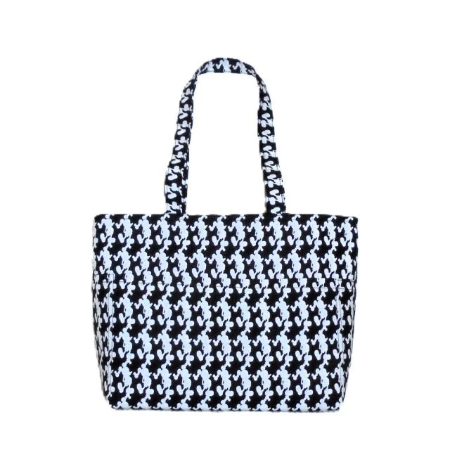 ◆スクエアベーシックトートバッグ【大サイズ】◆ヴェラブラッドリーVera Bradley×シルエットミッキー < 女性ファッション  ◆スクエアベーシックトートバッグ【大サイズ】◆ヴェラブラッドリーVera Bradley×シルエットミッキー  < 女性ファッションの