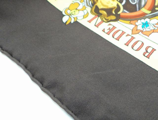 エルメス カレ90 ニューオリンズ クレオール ジャズ スカーフ ブラウン系<USED訳ありタグなし>【送料無料】 < ブランド  エルメス カレ90 ニューオリンズ クレオール ジャズ スカーフ ブラウン系<USED訳ありタグなし>【送料無料】 < ブランドの