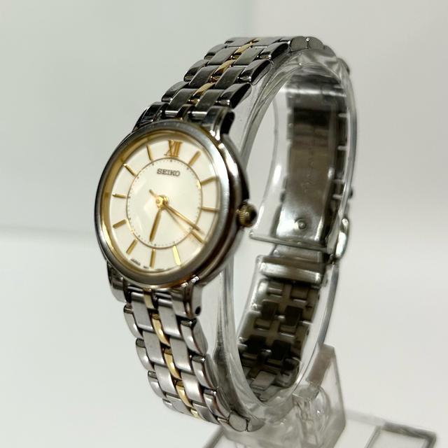 SEIKO セイコー QZ 腕時計 アイボリー 文字盤 動作確認済み < ブランド SEIKO セイコー QZ 腕時計 アイボリー 文字盤 動作確認済み < ブランドの