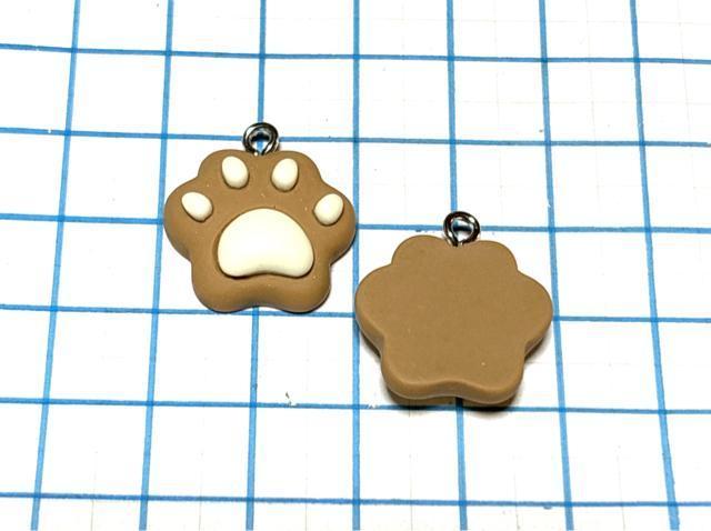 111-2 樹脂パーツ 2個 犬猫 肉球チャーム 動物 モカ茶色◯ < ペット/手芸/園芸 111-2 樹脂パーツ 2個 犬猫 肉球チャーム 動物 モカ茶色◯ < ペット/手芸/園芸の