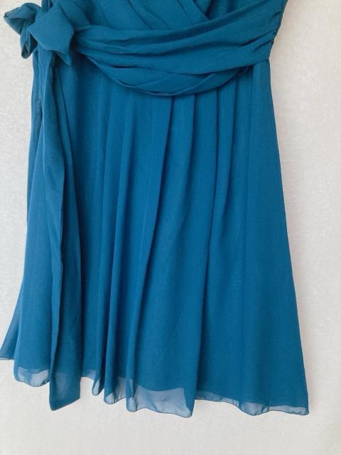 JUNCHARMAINE ティール ラップ ノースリ ドレス ワンピース M N2m < 女性ファッション JUNCHARMAINE ティール ラップ ノースリ ドレス ワンピース M N2m < 女性ファッションの