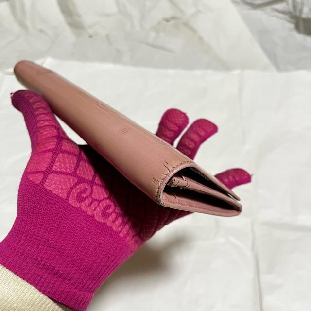 【Cartier / カルティエ】 ハッピーバースデー エナメル 二つ折り長財布 マストライン ピンク < ブランド 【Cartier / カルティエ】 ハッピーバースデー エナメル 二つ折り長財布 マストライン ピンク < ブランドの