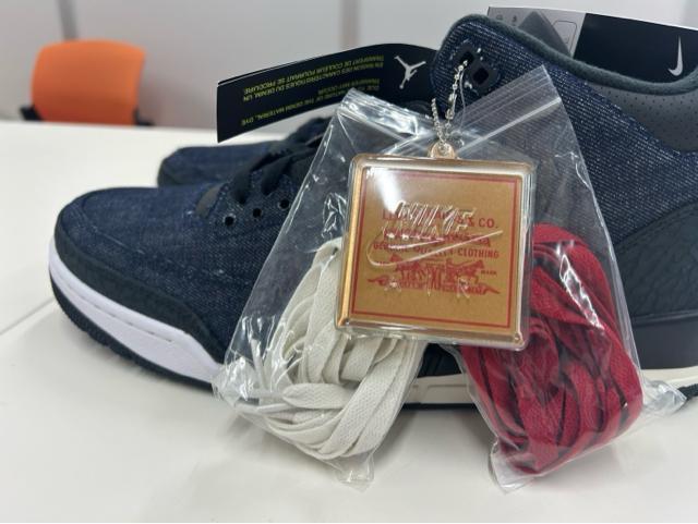 Levi'sR x Air Jordan 3 Retro Indigo Sp�@31cm �� �j���t�@�b�V������ 