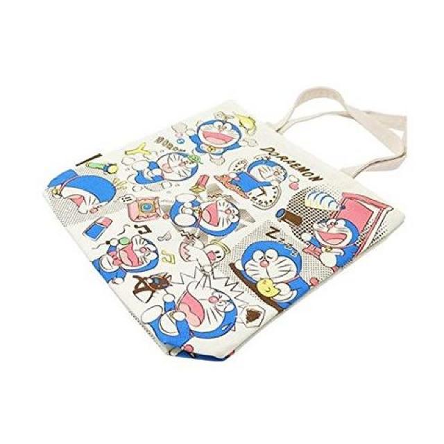 《New》ドラえもん★通勤.通学のサブバッグに…コットン*トートバッグ < 女性ファッション  《New》ドラえもん★通勤.通学のサブバッグに…コットン*トートバッグ < 女性ファッションの
