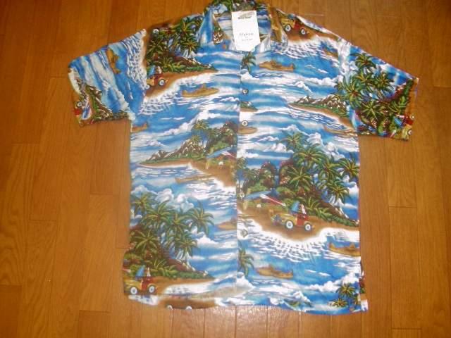 新品★MANGO MOON★アロハ★L < 男性ファッション  新品★MANGO MOON★アロハ★L  < 男性ファッションの