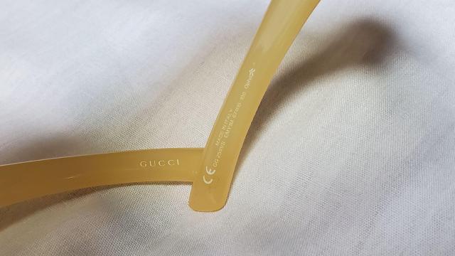 正規美 レア グッチ ベルトバックルメタル装飾 サングラス 茶 ジュエリーアート ベージュ系ビッグフルフレームアイウェア 入手困難 < ブランド  正規美 レア グッチ ベルトバックルメタル装飾 サングラス 茶 ジュエリーアート ベージュ系ビッグフルフレームアイウェア 入手困難 < ブランドの