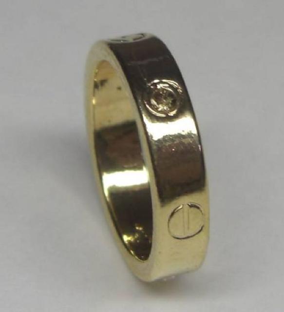 CZ石入りキュートリング 11号 キラキラ 金色 ストーン ファッションリング 韓国 綺麗 おしゃれ シンプル < 女性アクセサリー/時計  CZ石入りキュートリング 11号 キラキラ 金色 ストーン ファッションリング 韓国 綺麗 おしゃれ シンプル < 女性アクセサリー/時計の